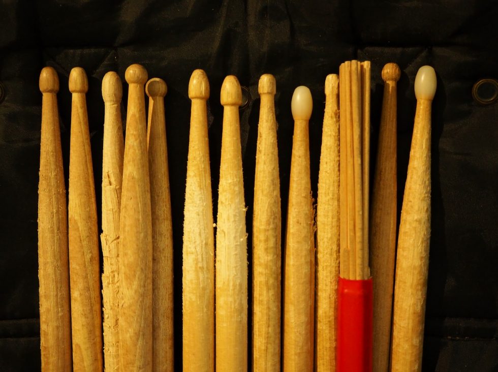 drum stick sizes.